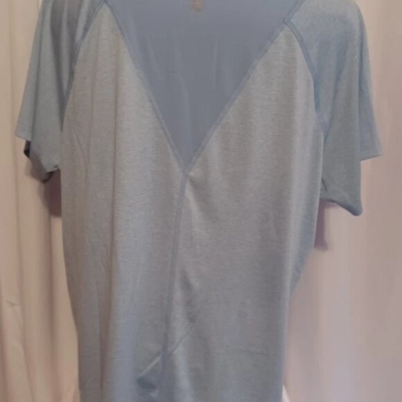 TEK GEAR DRY TEK T Shirt Size 1X Polyester Blue - Picture 2 of 5